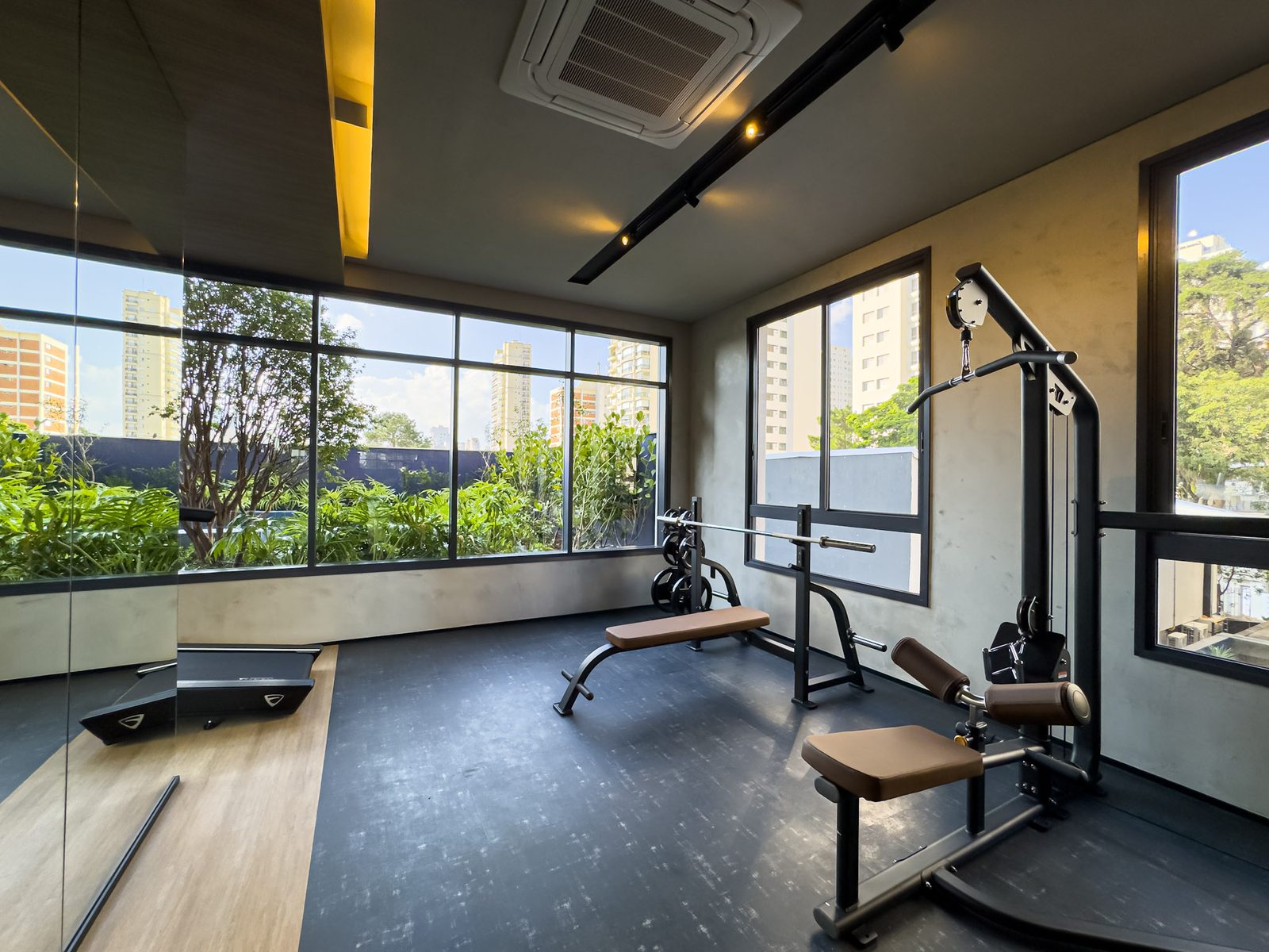 Ateliê 365 Brooklin, academia, com vista para a área verde